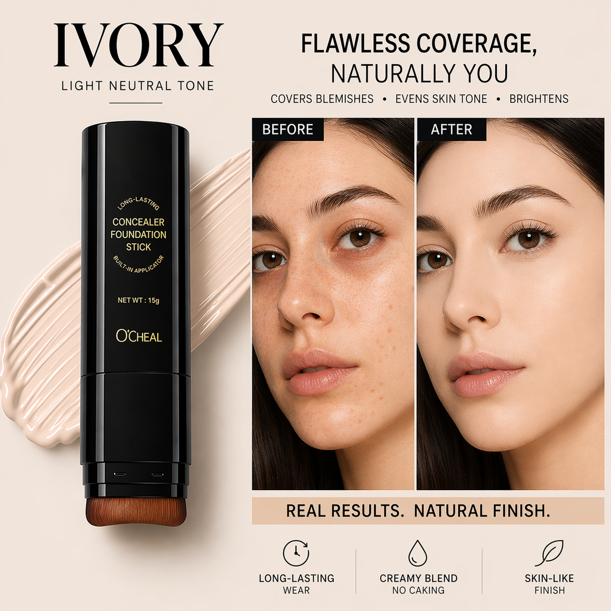 Erase dark circles & blemishes instantly