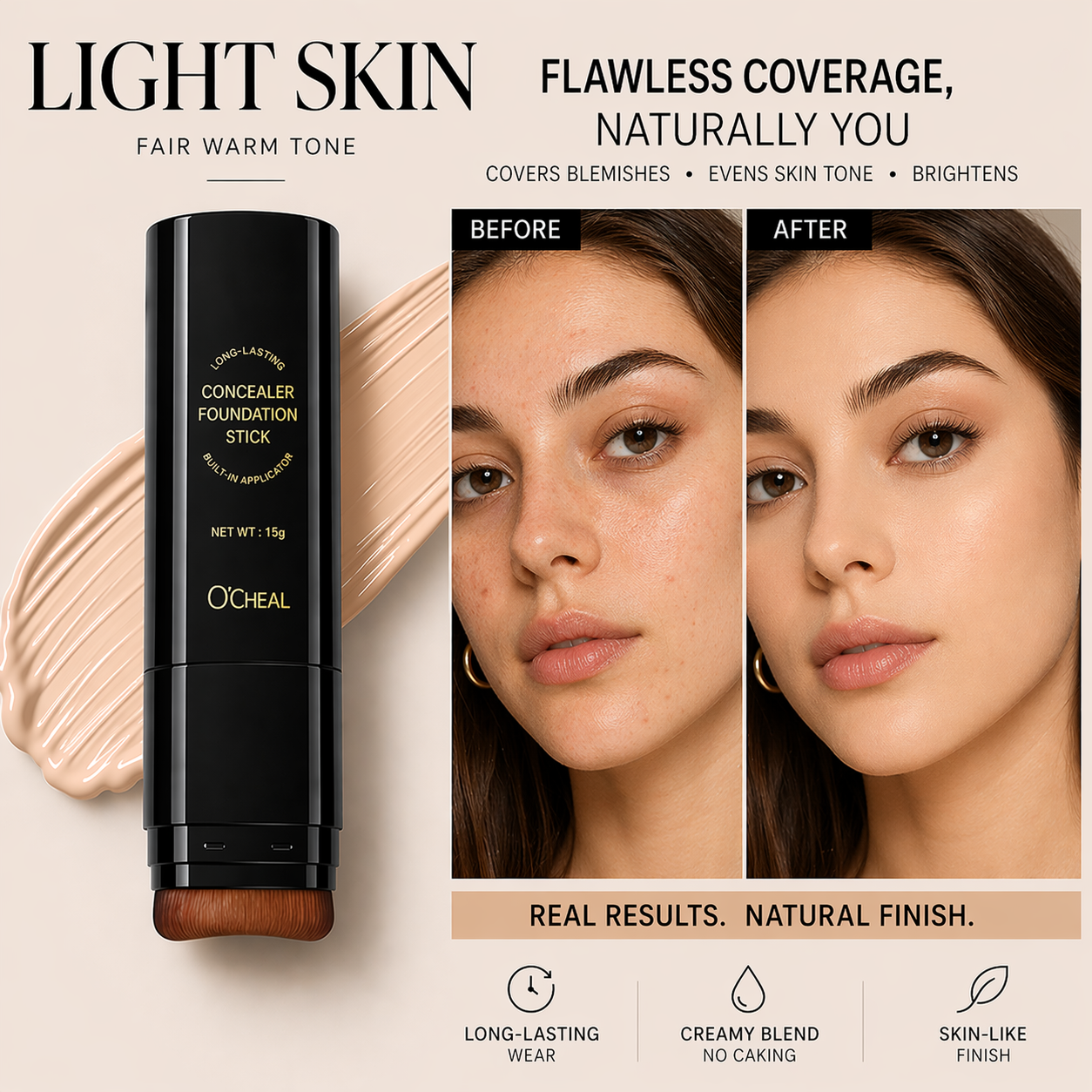 Erase dark circles & blemishes instantly