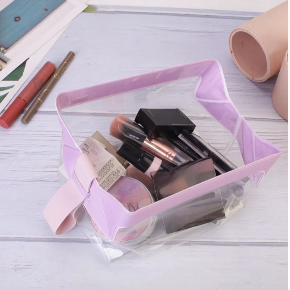 Clear PVC Toiletry Bag with Magnetic Closure