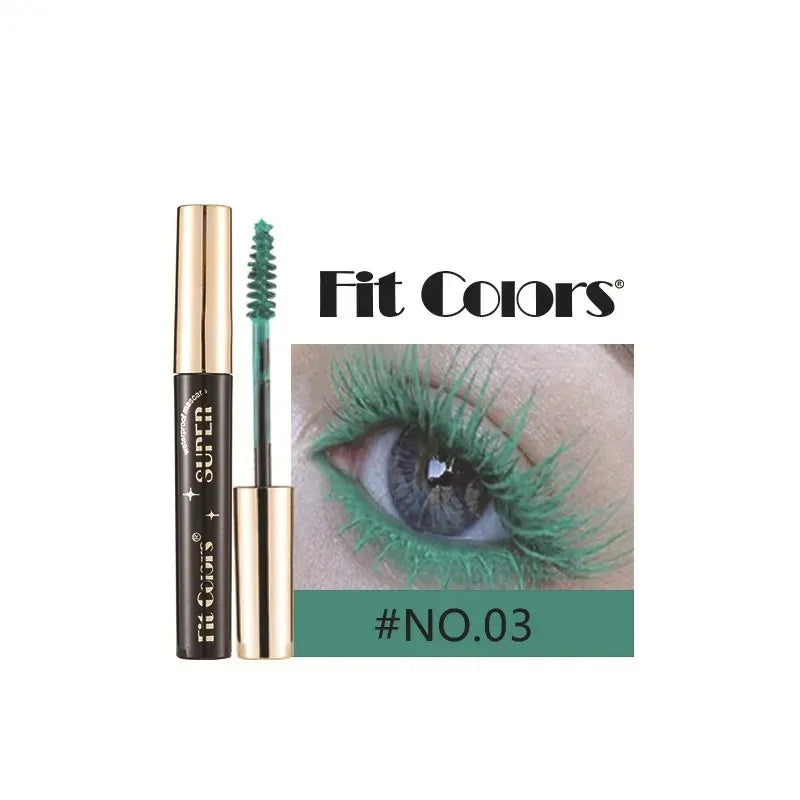 14 colors silk fiber mascara