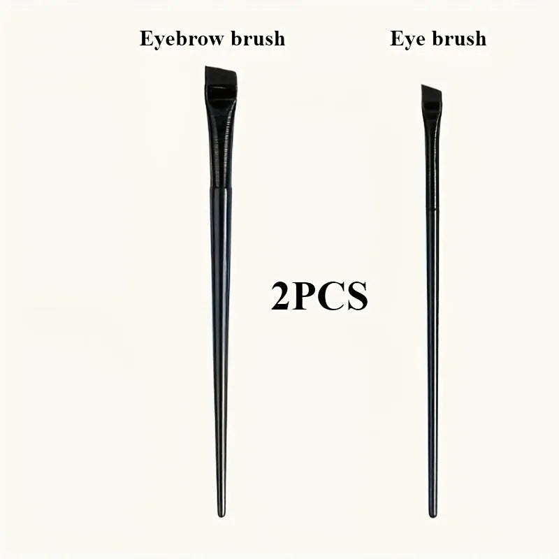 2pcs diagonal eyeliner brush