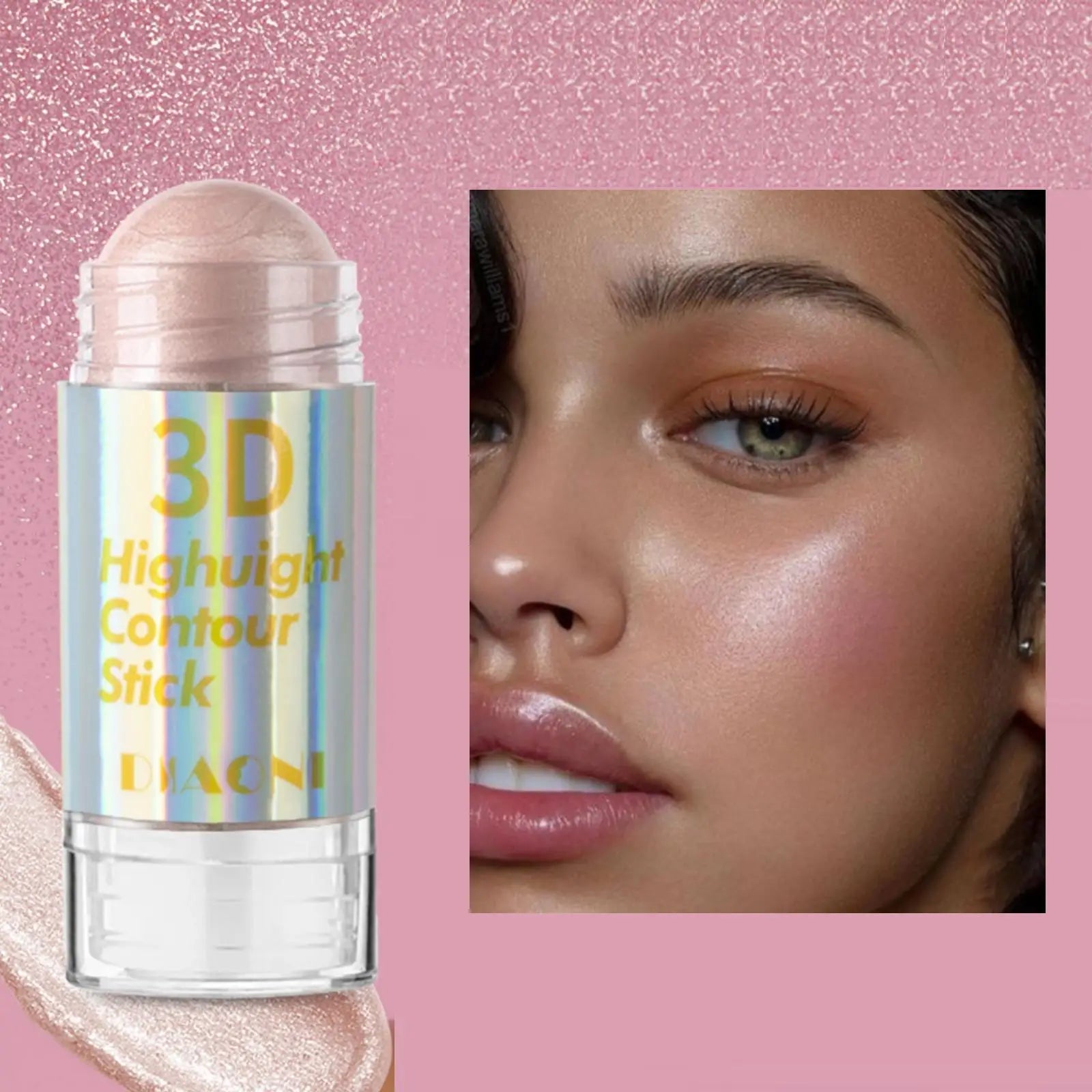 6-color 3d highlighter stick