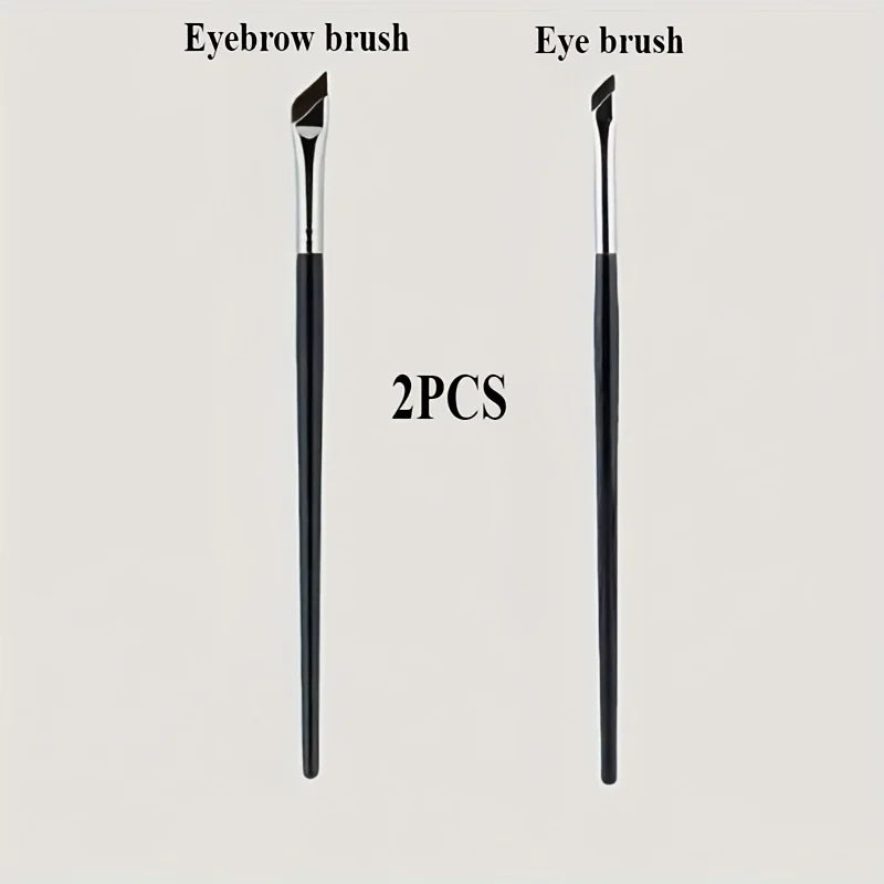 2pcs diagonal eyeliner brush