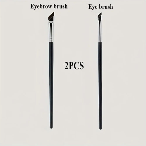 2pcs diagonal eyeliner brush